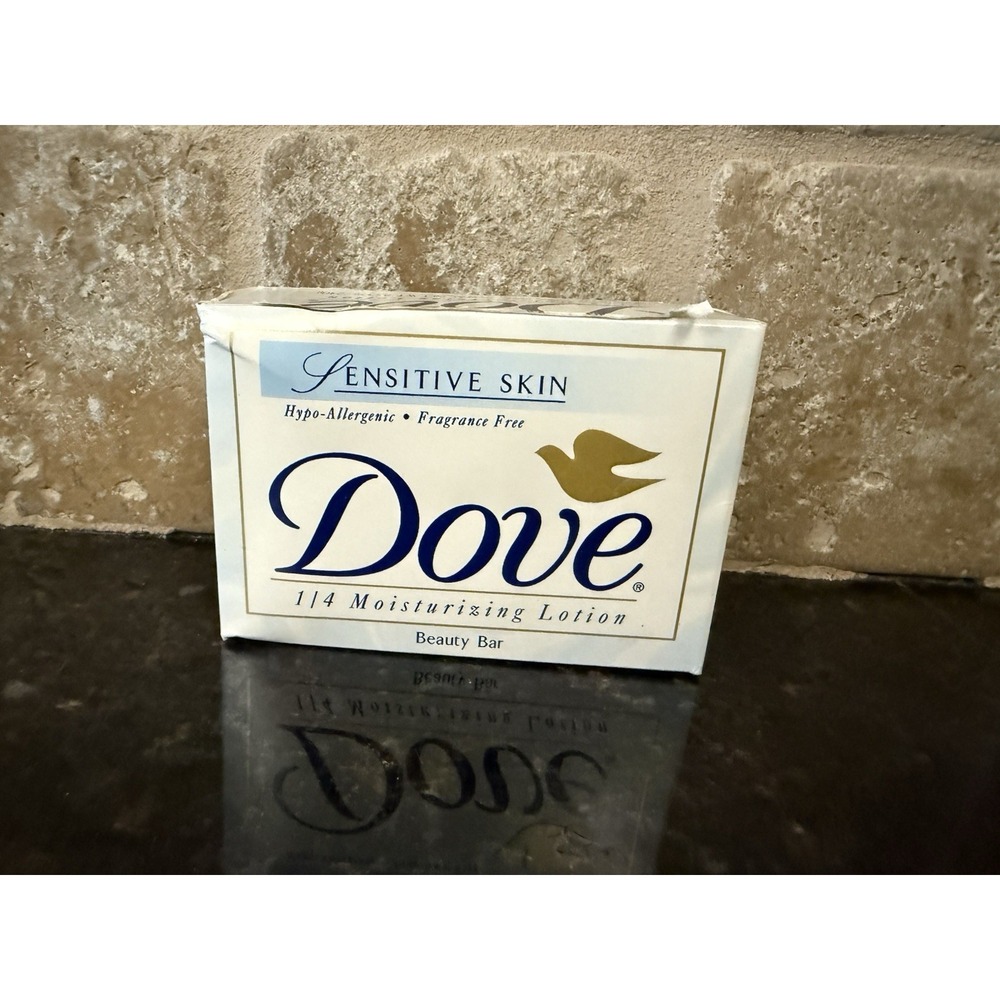 DOVE SENSITIVE SKIN SOAP BAR 2001 4.25 oz VINTAGE - NEW Sealed‎ Package